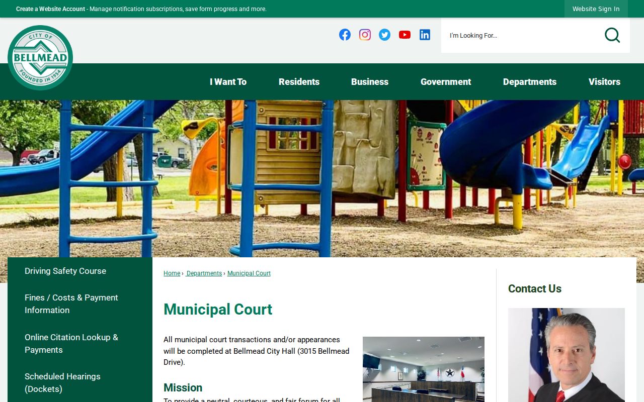 Bellmead court records deadline and City Hall counter information